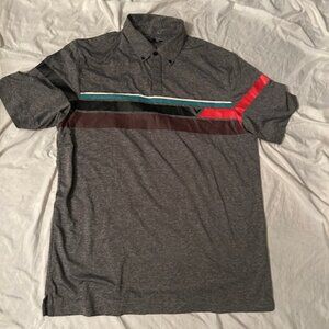 Callaway  mens size large gray  golf polo tee shirt golfing sportswear